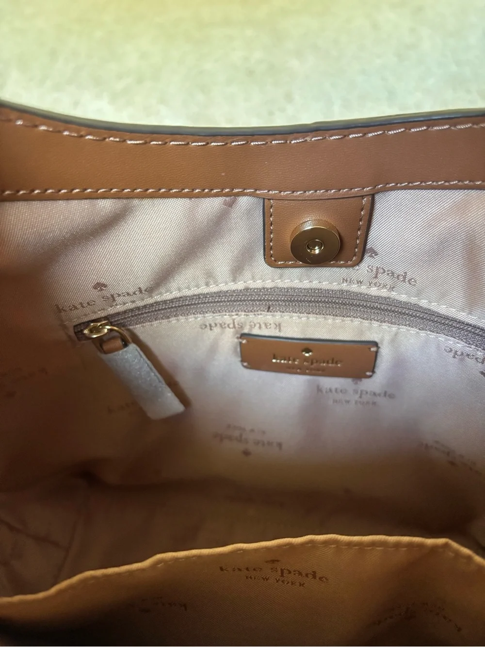 Kate Spade 454 Small Shoulder Bag Warm Gingerbread
